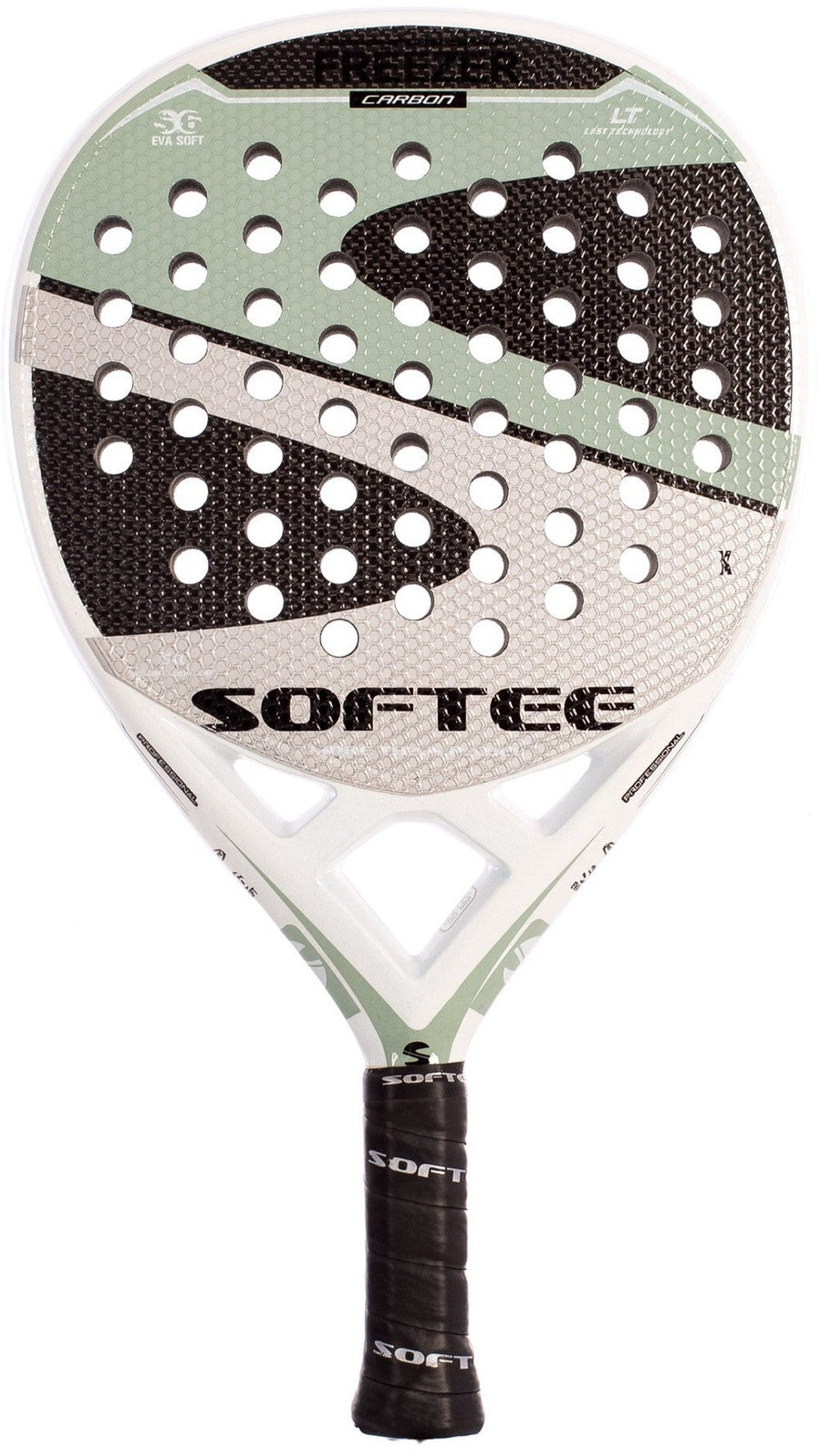 damrack, damracket, kontrollracket, vitt padelrack, Softee Freezer