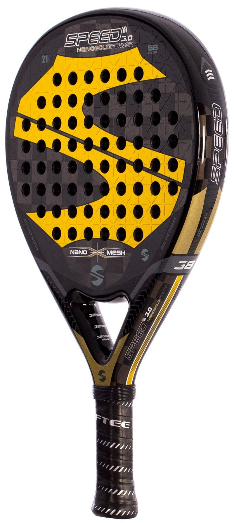 Softee Speed 3.0 Nano Gold Power - Padelracket