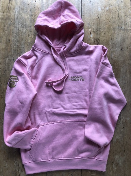 Mono Fuerte Hoodie Rosa